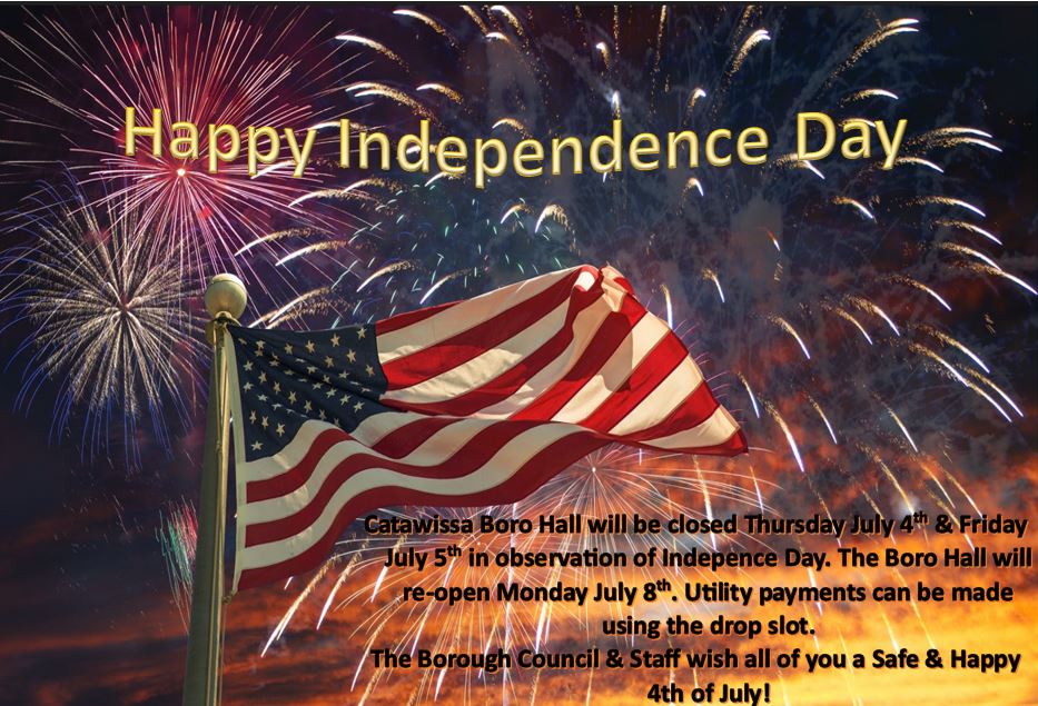 News & Events Catawissa Borough, Pennsylvania Established 1774